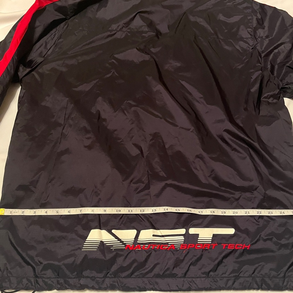 Nautica Black and Red Windbreaker - Picture 7 of 9